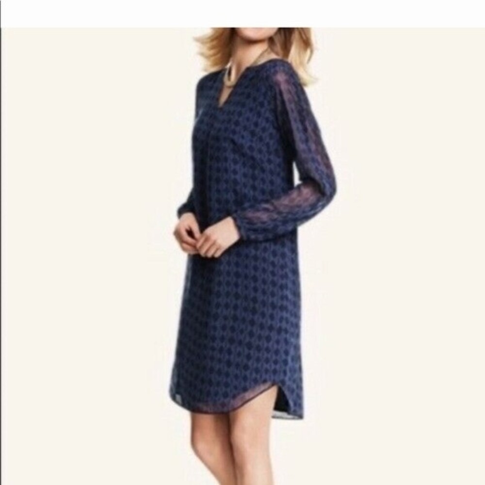 CABi Harlequin Chiffon Dress